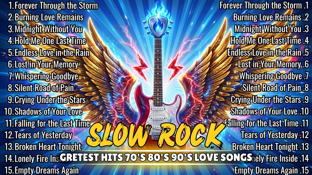 Slow Rock Love Songs Collection 70s 80s 90s Vol.5 | Romantic Slow Rock ...