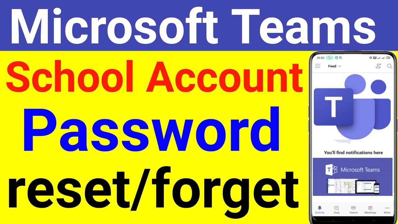 microsoft teams school password reset / forget Hindi  how to change  microsoft teams school password