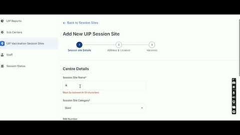 Uwin#Session site Creation #Health Facility Managers#UWIN#IMI5.0#2023