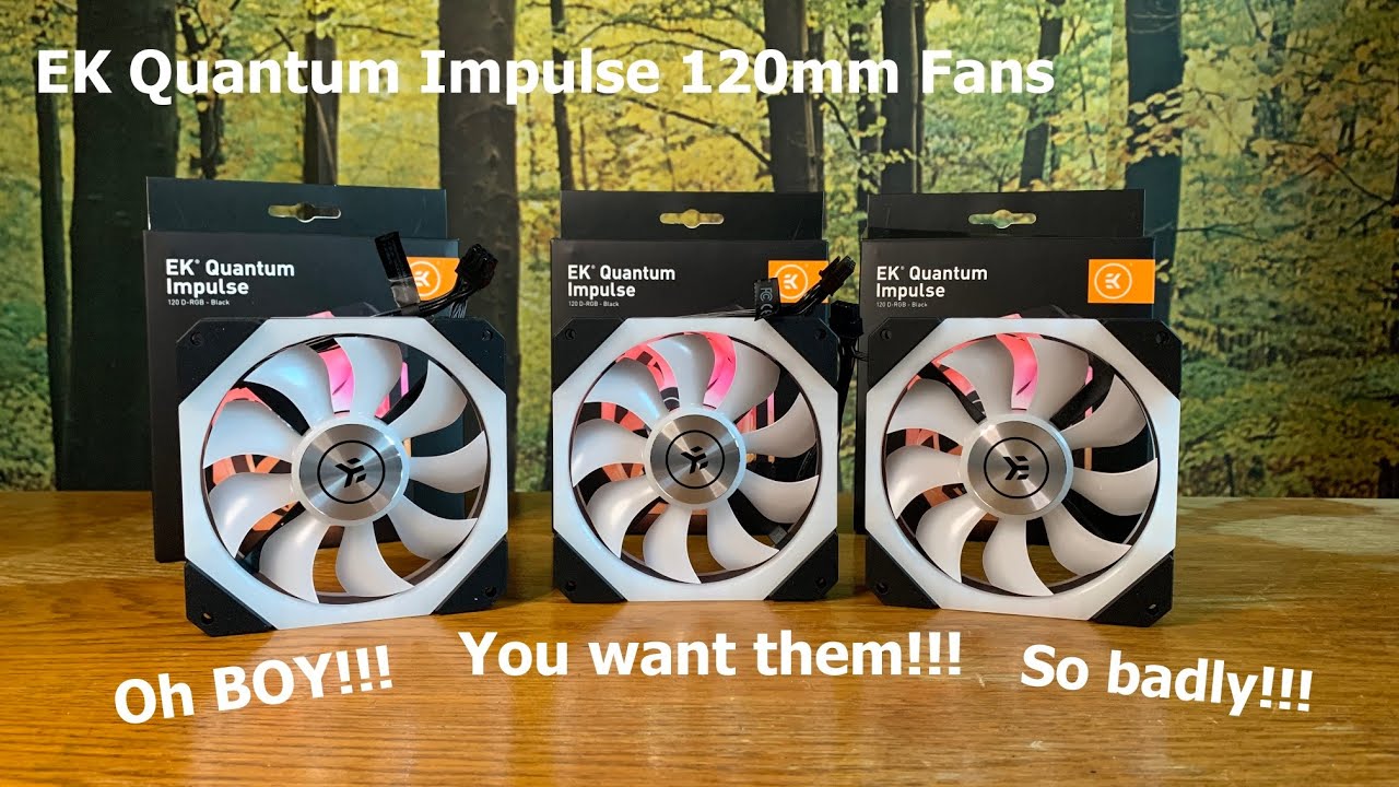 Ventilateur EK-Quantum Impulse 120 D-RGB - Noir (400-1800 rpm)