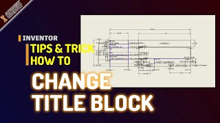Inventor How To Change Title Block