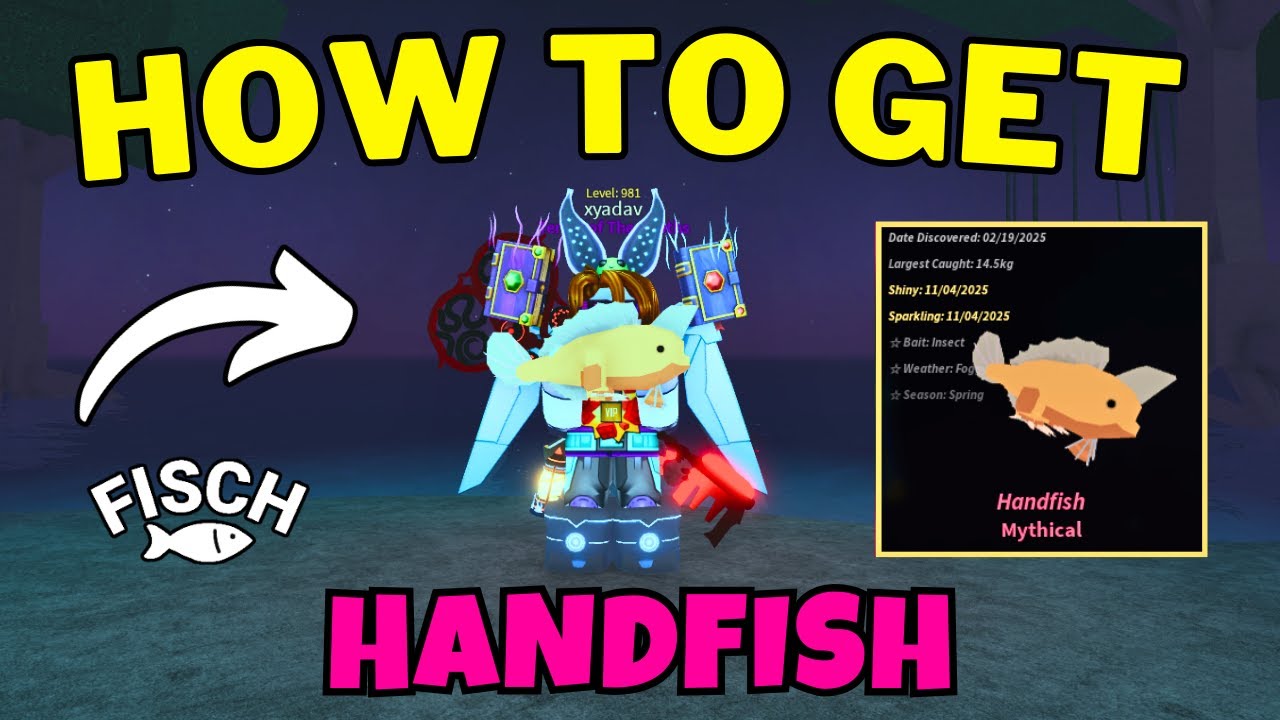 How To Get Handfish in Fisch | Handfish Location | Roblox