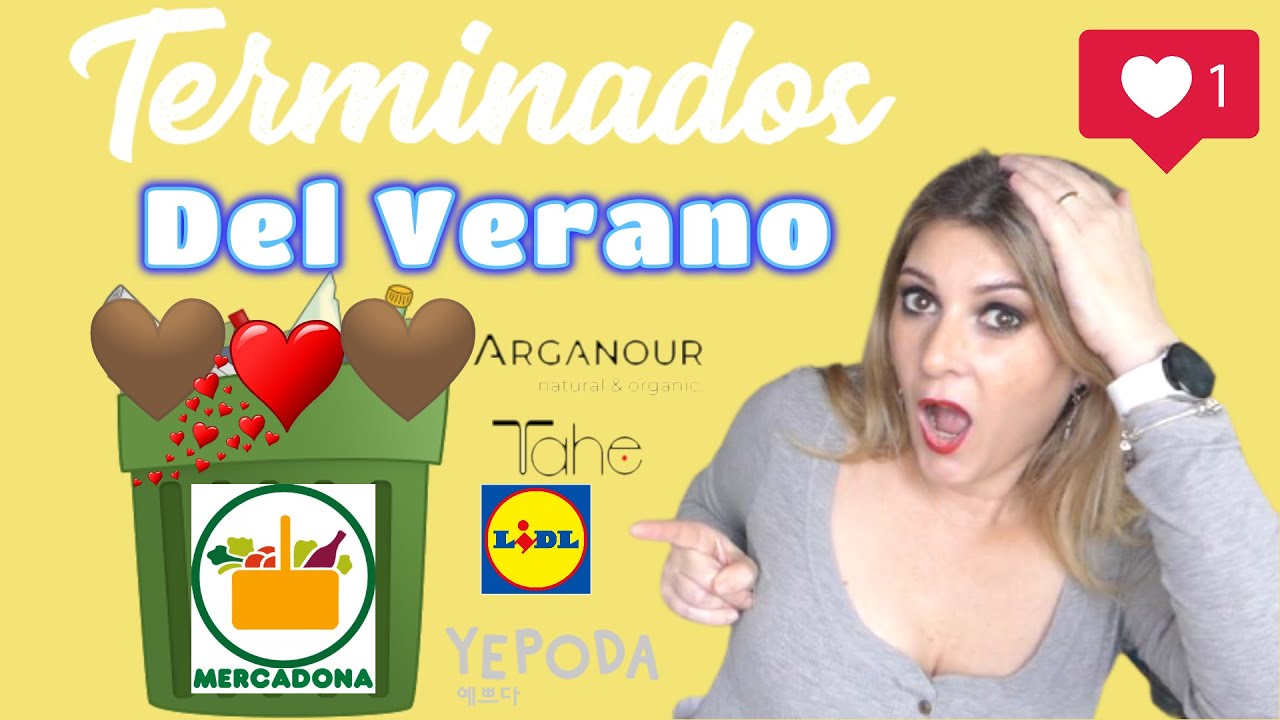 🔥MUCHOS productos TERMINADOS del VERANO, 80 % MERCADONA favoritos y decepciones