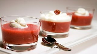 Molecular Gastronomy  Strawberry Verrine Recipe