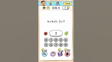 How to complete Level 15 in Brain test #shorts