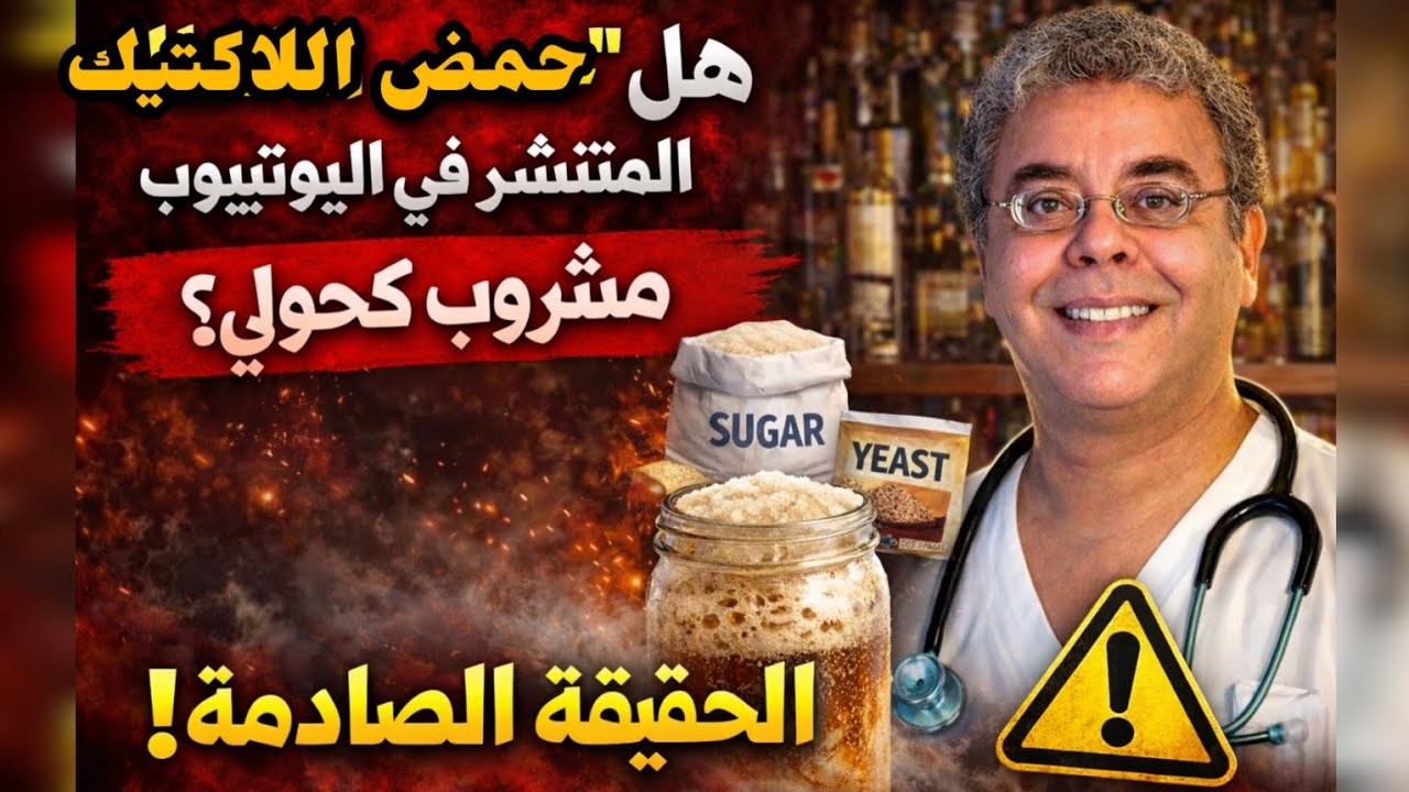 د. فؤاد الهاشمي| الحقيقة الكاملة لخلطة السكر والخميرة: هل هي حمض اللاكتيك فعلاً أم مشروب كحولي رمضان