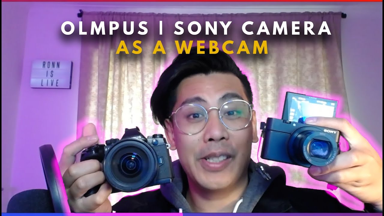 HOW TO USE YOUR OLYMPUS OR SONY CAMERA AS A WEBCAM (FREE OR FOR CHEAP