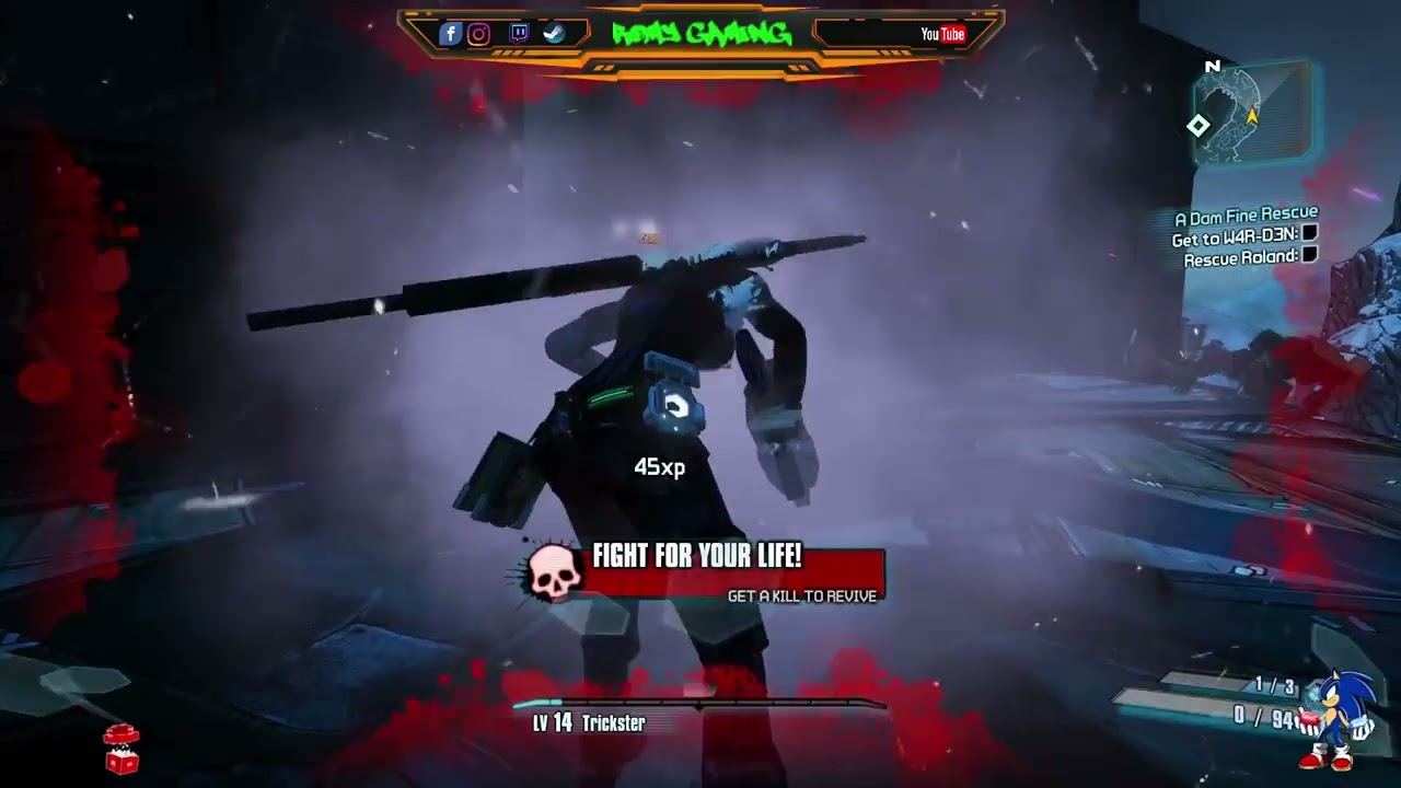 Borderlands 2 GOTY Gameplay Walkthrough - Mission Rescue Roland [4KHD]