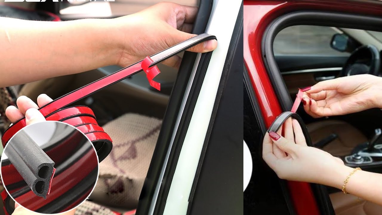Bshape Car door Rubber Seal Strips Air / sound proofing seal