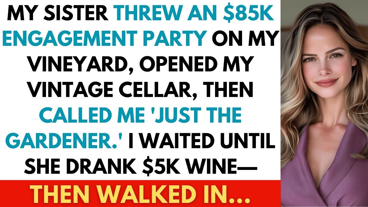 My Sister’s $85K Engagement Was At My Estate—She Pointed At Me And Said, “She’s Just the Gardener”…