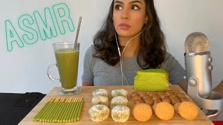 Download lagu ASMR MATCHA MUKBANG (POCKY, GREEN TEA MOCHI, COOKIES, BISCUITS, MATCHA CREPE CAKE) *Kitone ASMR*