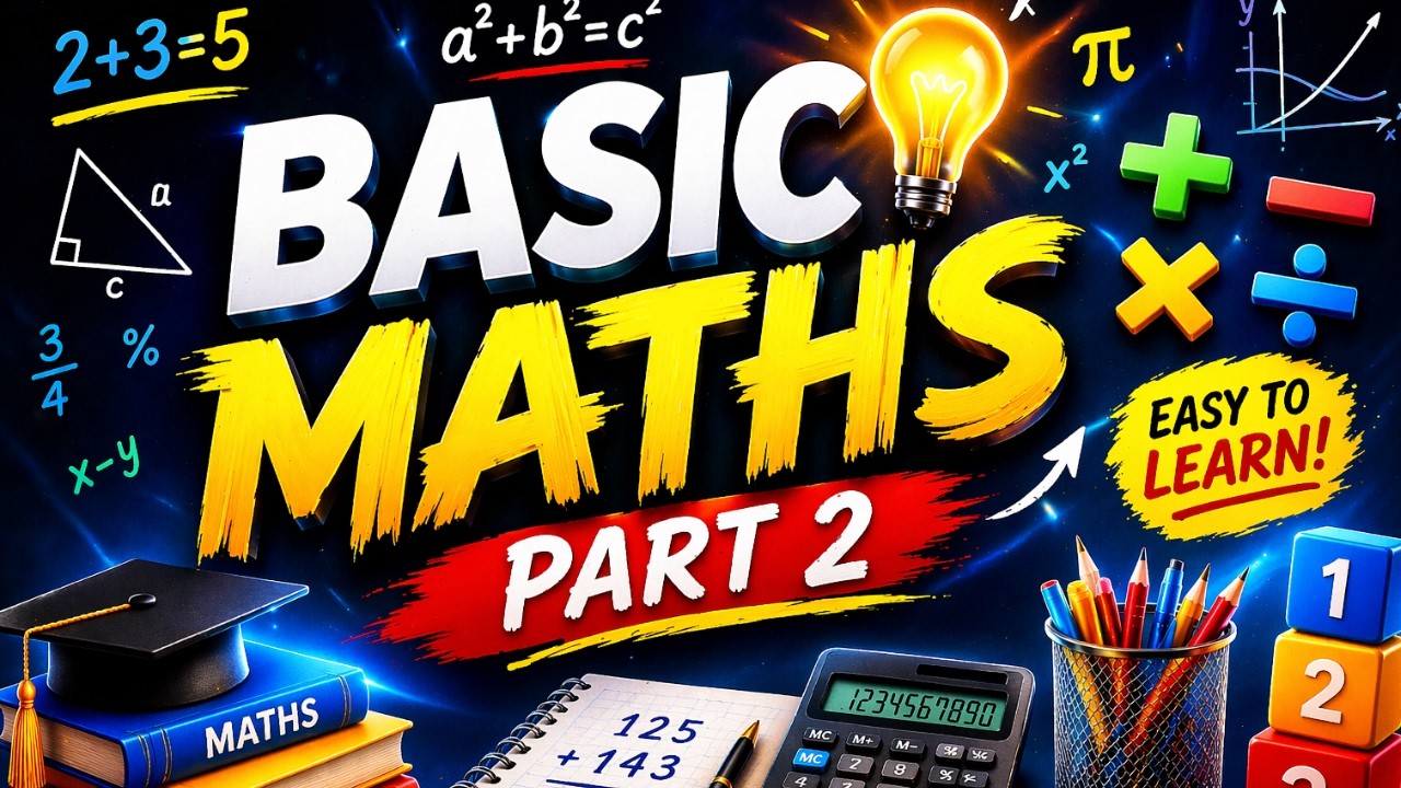 Basic Maths Part 2 🚀 | Learn Faster with Smart Tricks! - YouTube