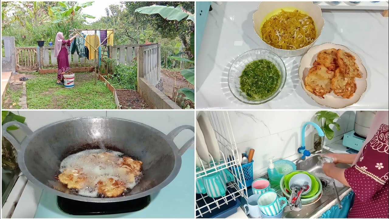 KEGIATAN PASCA HUJAN DIBULAN RAMADHAN | MASAK MENU TAKJIL DAN BEBERSIH