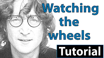 Como tocar "Watching the wheels"(John Lennon) - Piano tutorial, partitura y Mp3