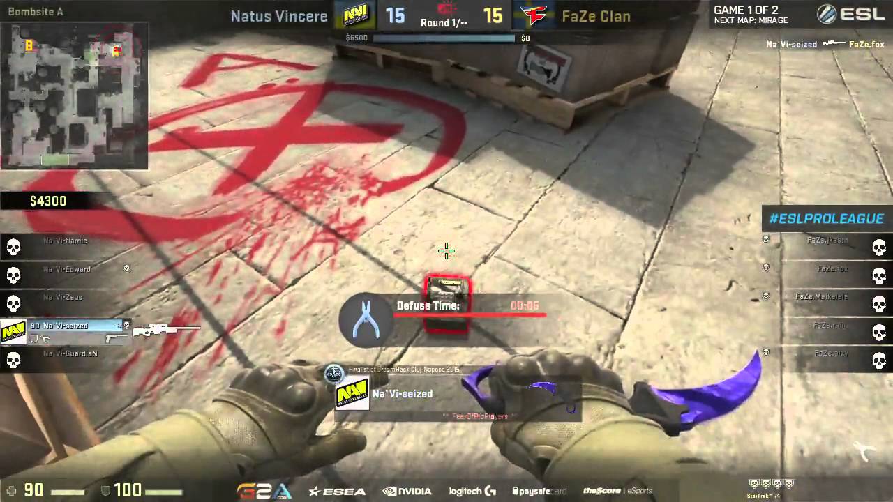 CS:GO Na`Vi-Seized jump-shot AWP Noscope - YouTube
