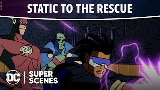 Static Shock - Static to the Rescue | Super Scenes | DC