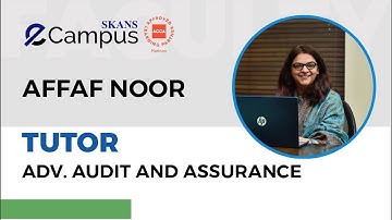 Audit Planning | ACCA - AAA | English | Lecture by Affaf Noor