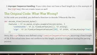 How to Fix InvalidArgumentError When Parsing TensorFlow TFRecords Net Worth