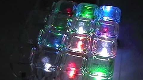 Arduino Mood Lamp Made from LEDs and Glass Vials