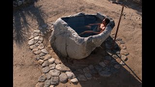 Making a Stone Tub -