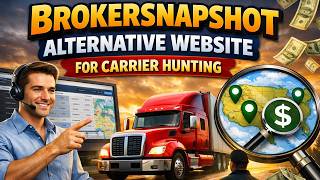 Find Carriers Faster with Brokersnapshot Alternative Tools || Brokersnapshot Alternatives Websites