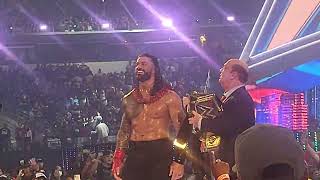 Roman Reigns wins both Championship titles Wrestlemania38