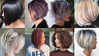 'The Perfect Bob' | Woman Short Bob Haircut & Different Short Hair Style 2024