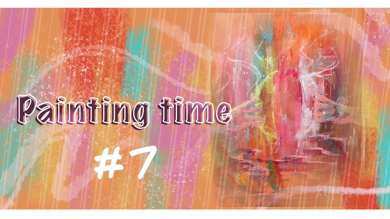 Abstract acrylic painting Looking Back YouTube