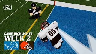 Detroit Lions VS Cleveland Browns | Game Highlights