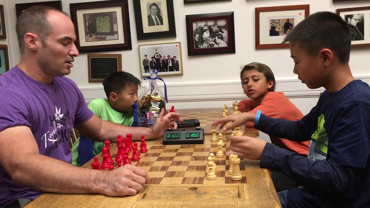 USCS Bullet Showdown: Kids play IM Greg Shahade for Chocolate!