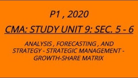 CMA: Unit 9: Sec. 5-6 2020