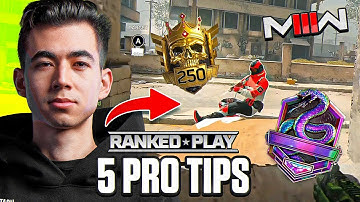 5 TIPS TO INSTANTLY IMPROVE IN RANKED PLAY! (MODERN WARFARE 3)