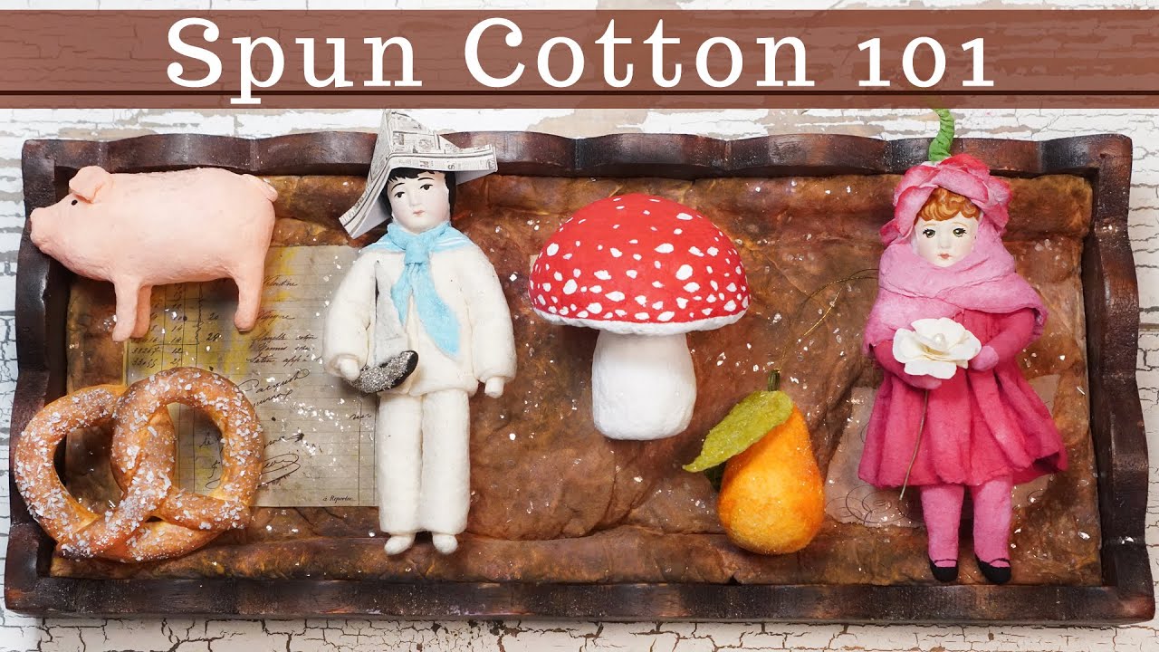 Spun Cotton Techniques: How To / Beginner Spun Cotton Tutorial | Dolls, Animals & Ornaments