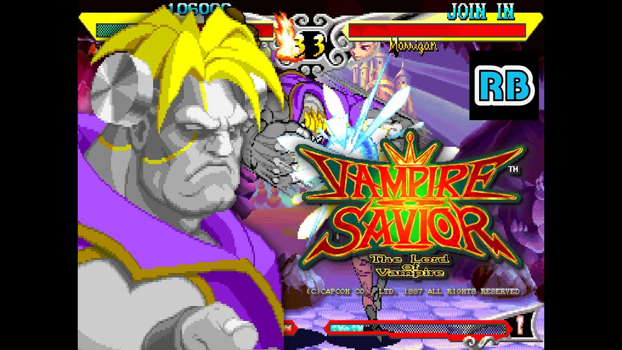 1997 [60fps] Vampire Savior (Euro) Victor Expert ALL - YouTube