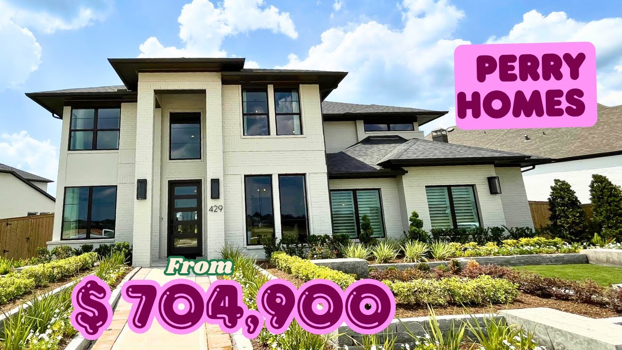 Perry Homes 3593W Plan Tour | Luxury 2-Story in The Grange Katy TX | 4–5 Bed Model Home Walkthrough