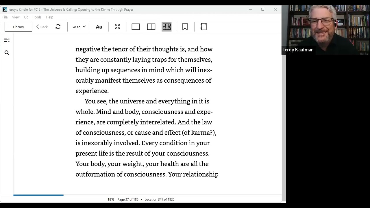 The Universe is calling by Eric Butterworth  Karma  Day 3  Reading and Discussion