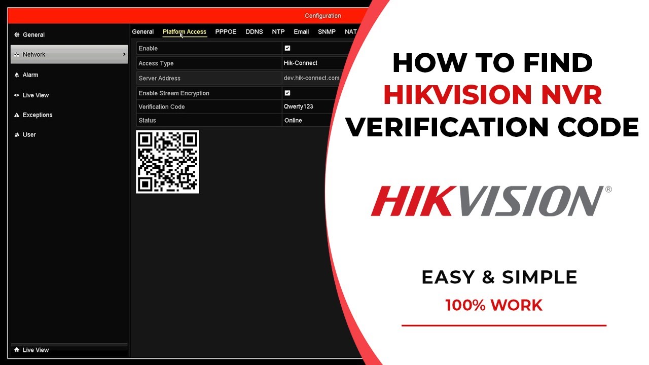 Hikvision NVR Verification Code YouTube