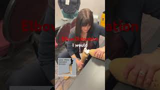Face Down Reduction Technique practice for Elbow Dislocatiom #orthopedic