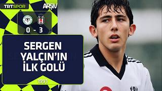 Konyaspor - Beşiktaş: 0-3 (1991-92 sezonu) Sergen Yalçın'ın ilk golü