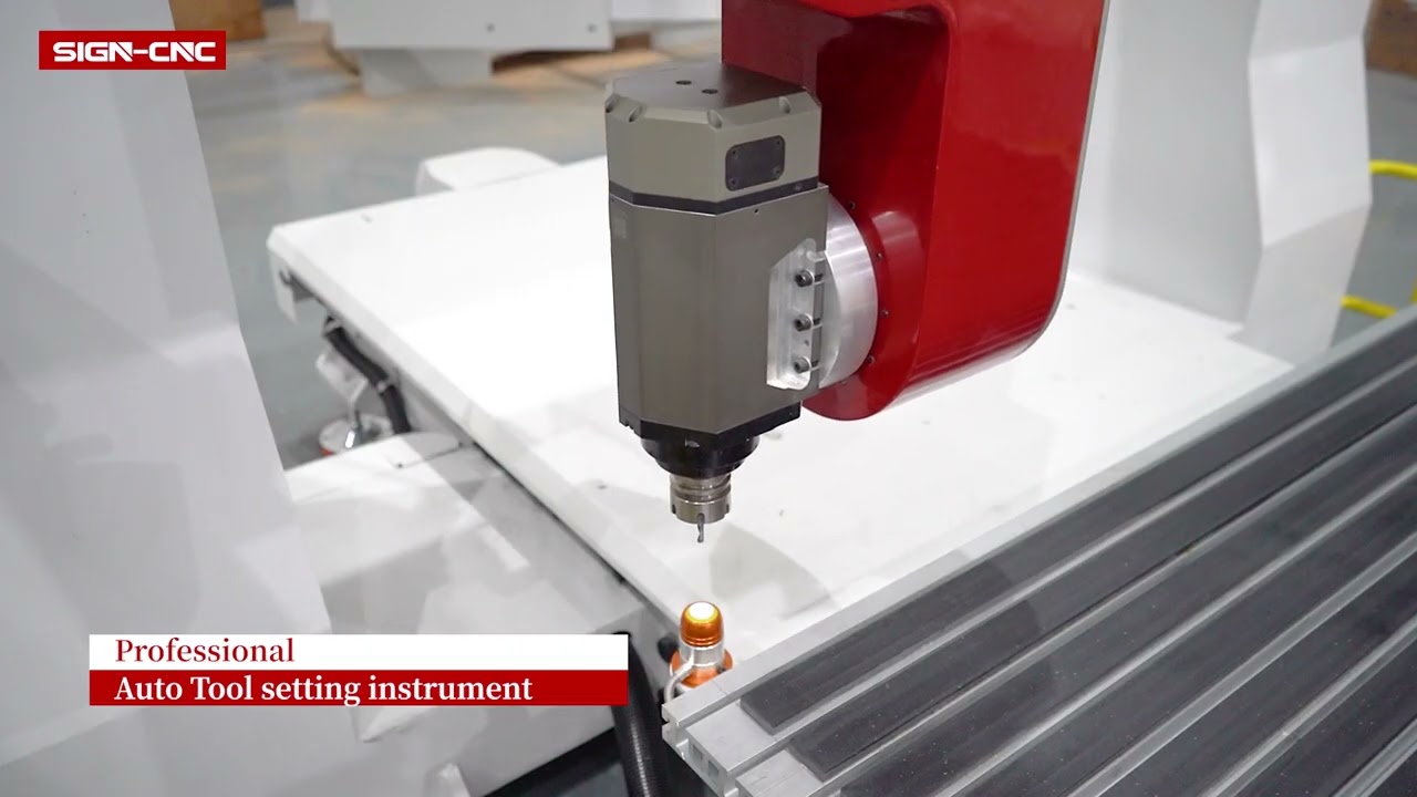 SIGN CNC A9-1212-C12 Moving Table 5 Axis CNC Router with Auto 12 tools changer for engraving 3D wood