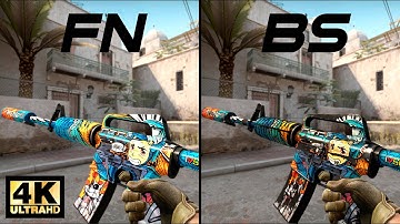 CSGO M4A1-S | Player Two - Skin showcase and gameplay all floats [4K60FPS]