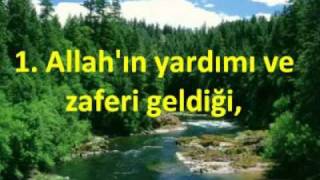 Nasr Suresi (Nüzul Sırasına Göre 114.Sure) Türkçe Meali Altyazılı