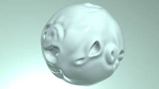 A simulation for the Gray-Scott model on a sphere