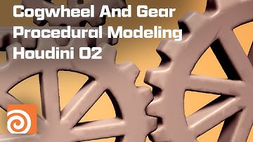 Cogwheel And Gear Procedural Modeling Houdini 02
