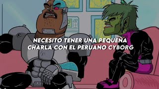 Ahora No Robin Necesito Tener Una Pequeña Charla Con El Peruano Cyborg