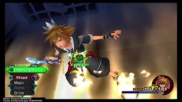 Kingdom Hearts 2 Final Mix Data Axel Level 1 Critical Mode No Damage