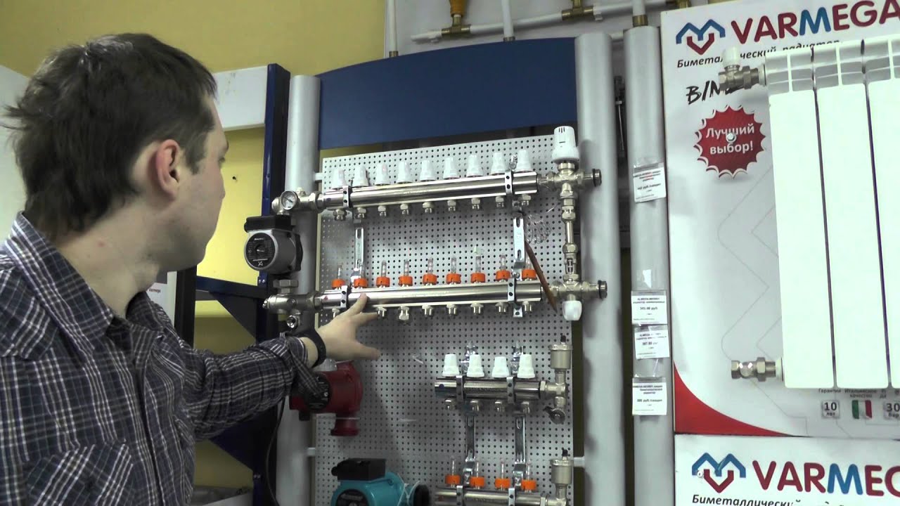 Теплый пол, Смесительная группа icma