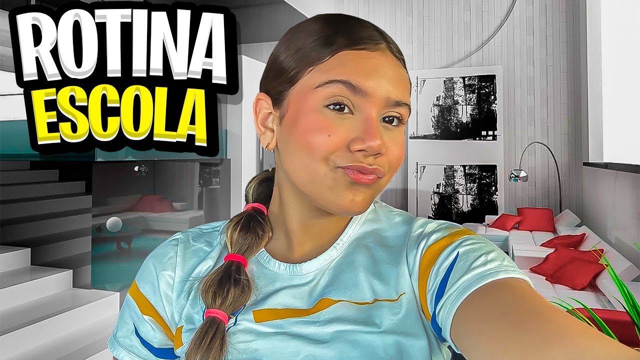 MINHA ROTINA, COMO ME ARRUMO E ME ORGANIZO ANTES DE IR PARA A ESCOLA💄🎒