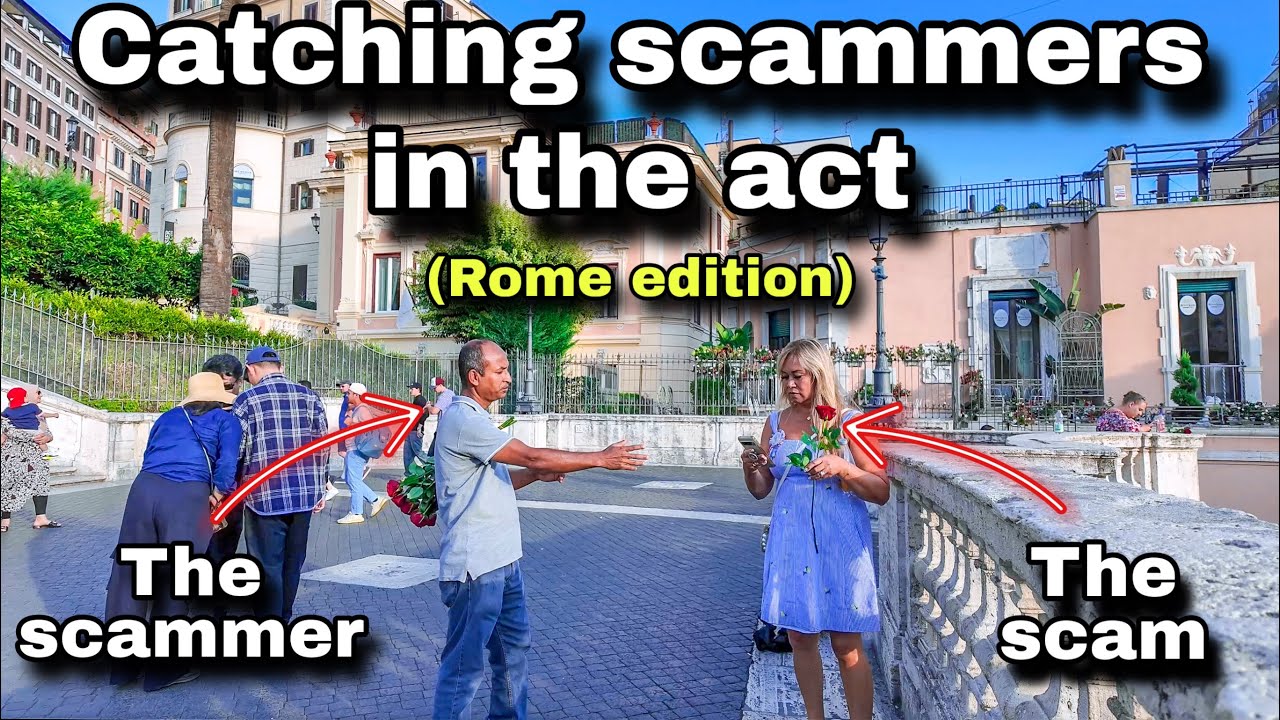 The rome rose scam exposed! | colosseum, trevi fountain & spanish steps