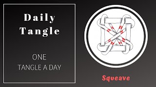 Daily Tangle -  Squeave  |How to draw...|